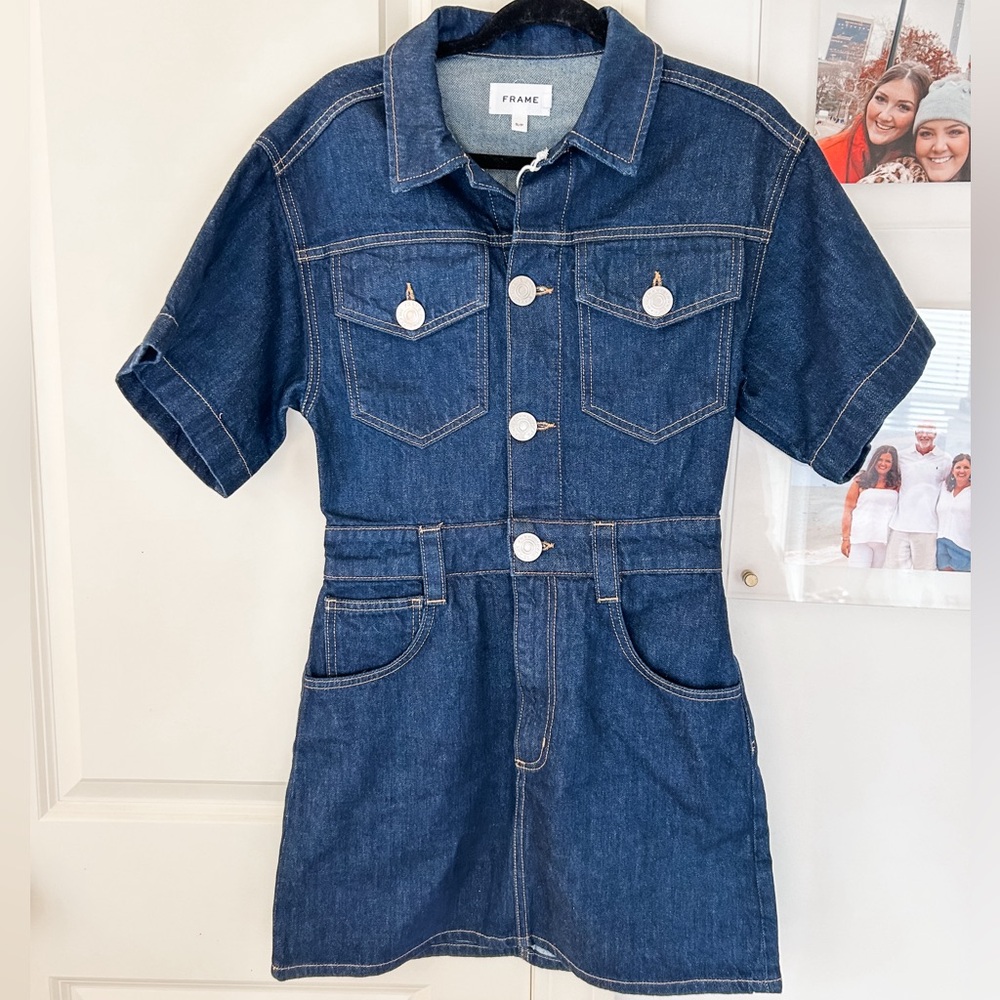NWT FRAME Denim Mini Dress